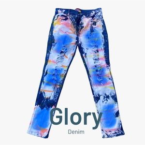Graffiti Design Glory Slashed Jeans♥️